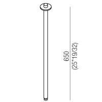 Потолочный излив Agape Al dente CRUB0924S для верхнего душа схема 2