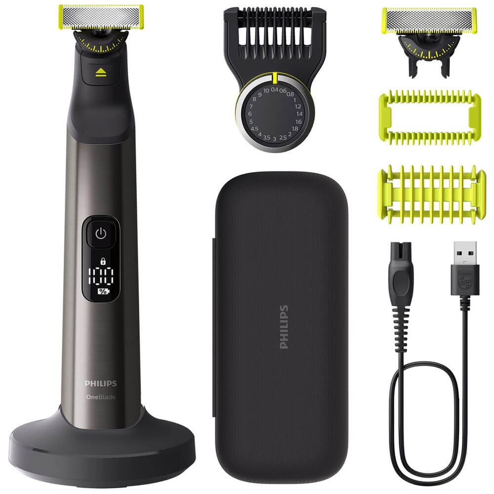 Триммер Philips OneBlade Pro QP6652/61, нержавеющая сталь