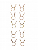 Хомуты для шланга 8 мм - 10 шт