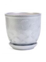 Горшок для цветов «Узор», 1.8 л, d=16 см, h=16 см, керамический, с поддоном