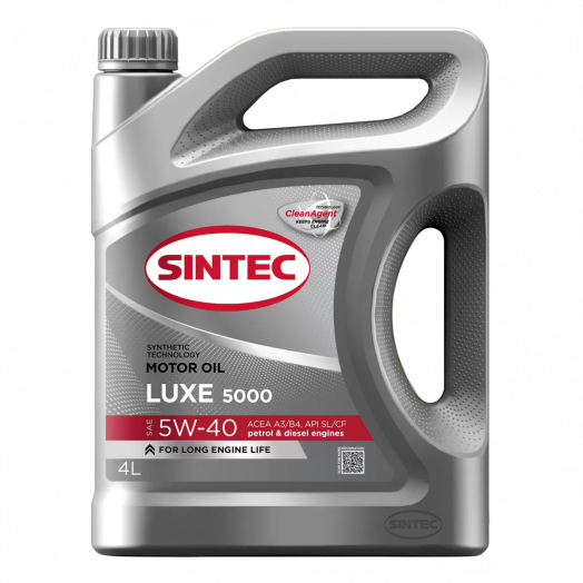 Sintec Luxe 5000 5W-40 A3/B4 SL/CF, 4л