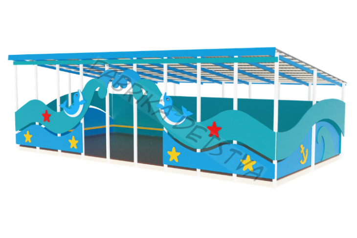 Теневой навес Морской   9000х4500х2700