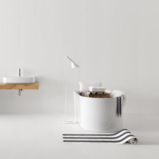 Kerasan Nolita Ванна акриловая отдельностоящая 145х78 535001 схема 2