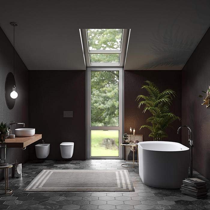 Kerasan Nolita Ванна акриловая отдельностоящая 145х78 535001 ФОТО