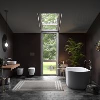 Kerasan Nolita Ванна акриловая отдельностоящая 145х78 535001 схема 5