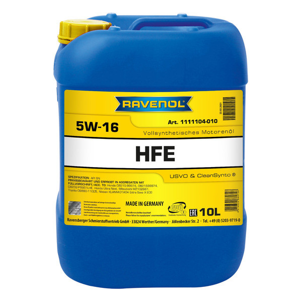 Ravenol HFE 5W-16, 10л