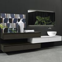 Модульный комплект мебели Antonio Lupi Panta Rei с двумя ящиками схема 1 Модульный комплект мебели Antonio Lupi Panta Rei с двумя ящиками схема 1