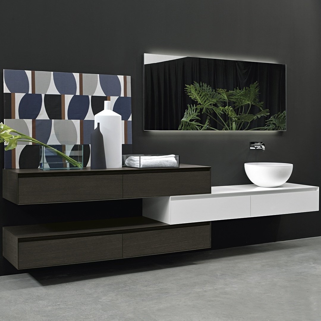 Модульный комплект мебели Antonio Lupi Panta Rei с двумя ящиками цена от 1 433 419 ₽ Фото Модульный комплект мебели Antonio Lupi Panta Rei с двумя ящиками