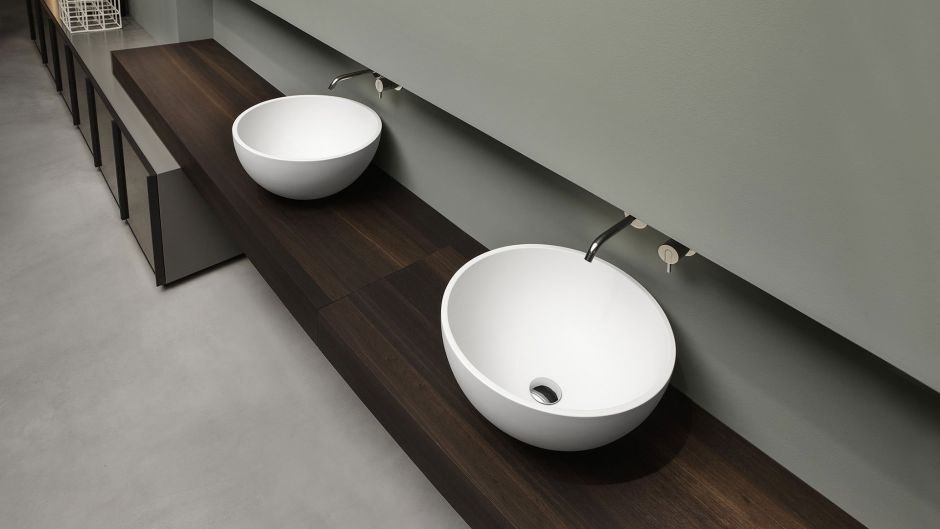 Модульный комплект мебели Antonio Lupi Panta Rei с двумя ящиками ФОТО