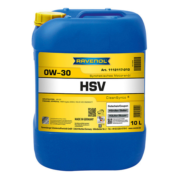 Ravenol HSV 0W-30, 10л