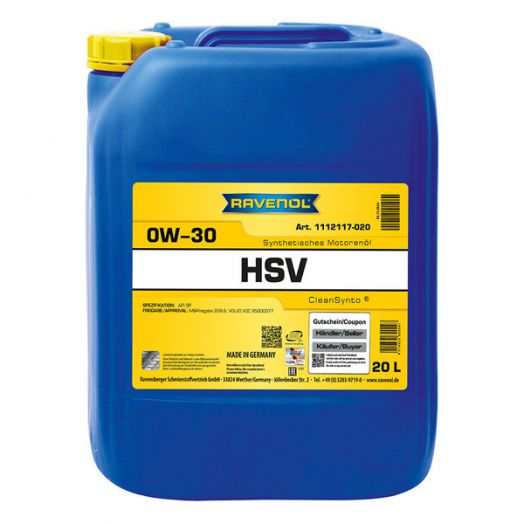Ravenol HSV 0W-30, 20л