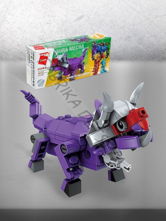 Конструктор «Трицератопс», 93 детали