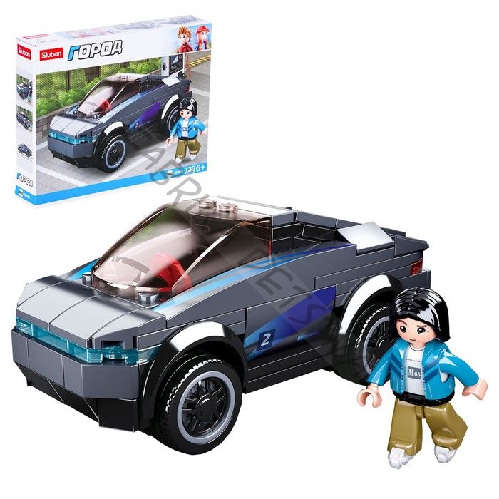 Конструктор Город «Кибертрак», 136 деталей