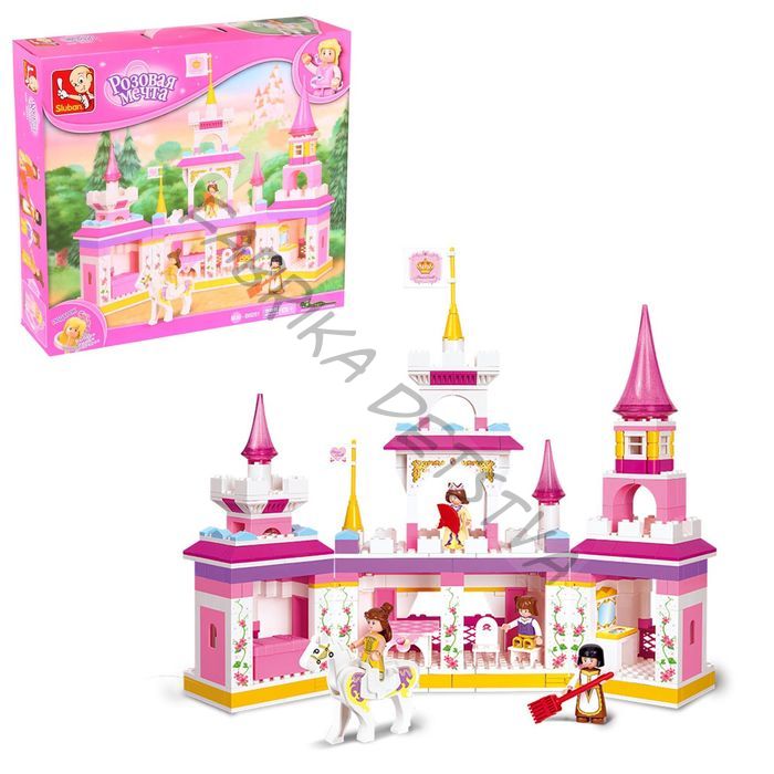 Конструктор «Розовая мечта: замок», 385 деталей