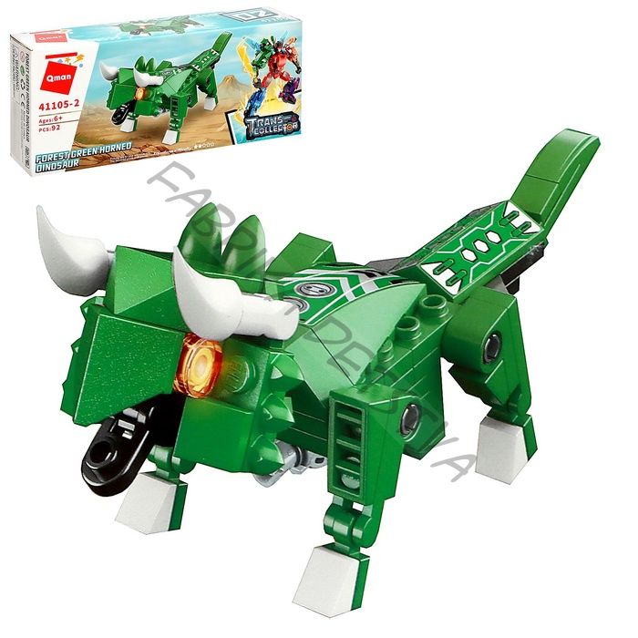 Конструктор Динобот «Вождь Тиранозавр», 92 детали