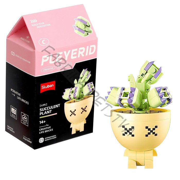 Конструктор «Цветы в горшочке», С