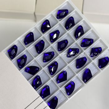 DeLuxe Пришивные Стразы Cobalt Галактик 9*14 мм