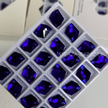 DeLuxe Пришивные Стразы Cobalt Космик 16*21  мм