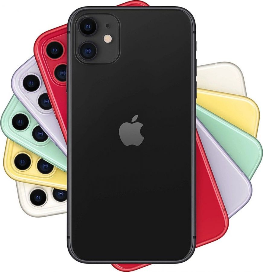 СМАРТФОН APPLE IPHONE 11 64GB BLACK (MHDA3) SLIMBOX (Без RuStore)