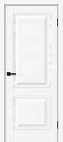 Межкомнатная Дверь ПЭТ Bravo Классик-12 White Silk 900х2000мм (полотно 1шт, коробка, наличник 5шт) / Браво