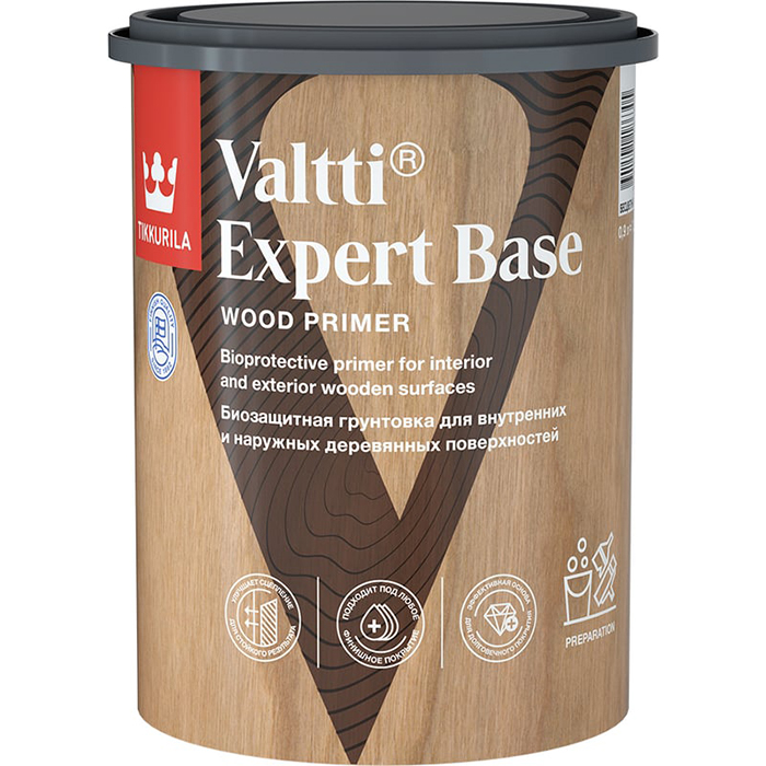 Tikkurila Valtti Expert Base грунтовка высокоэффективная биозащитная 0.9л