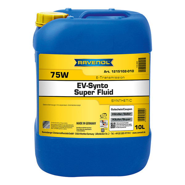 Ravenol EV-Synto Super Fluid 75W E-TF, 10л