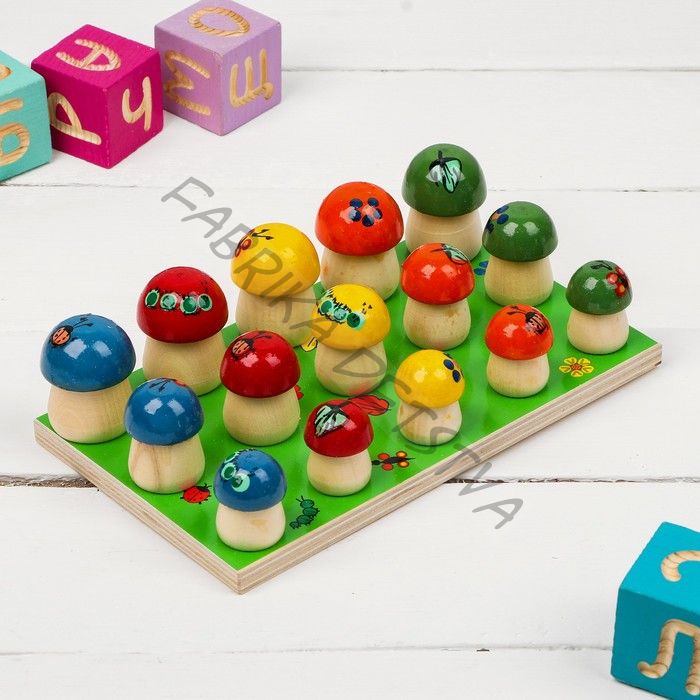 Счётный материал «Грибы на поляне», 15 шт.