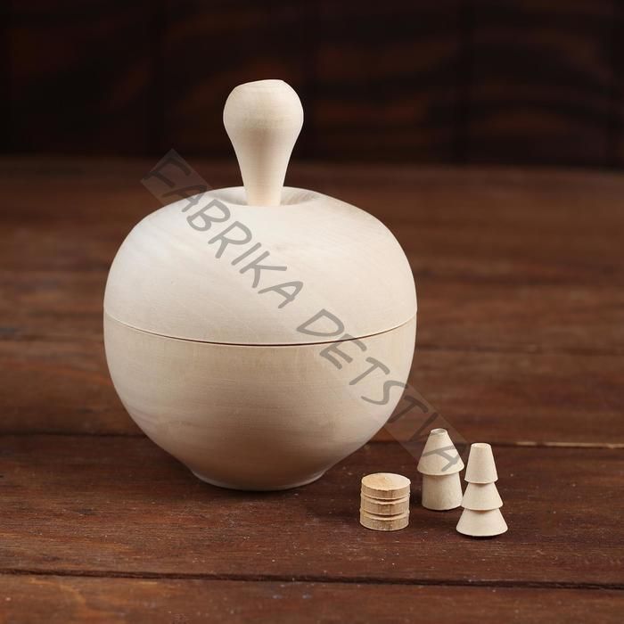 Бирюльки в яблоке, под роспись