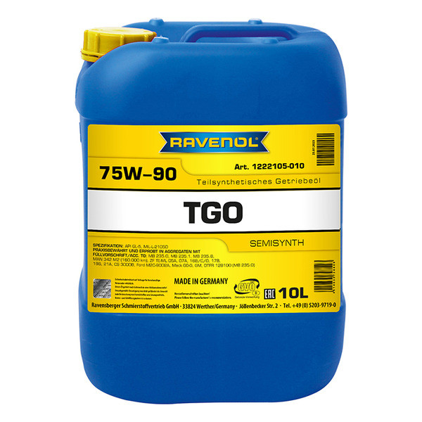 Ravenol TGO 75W-90, 10л