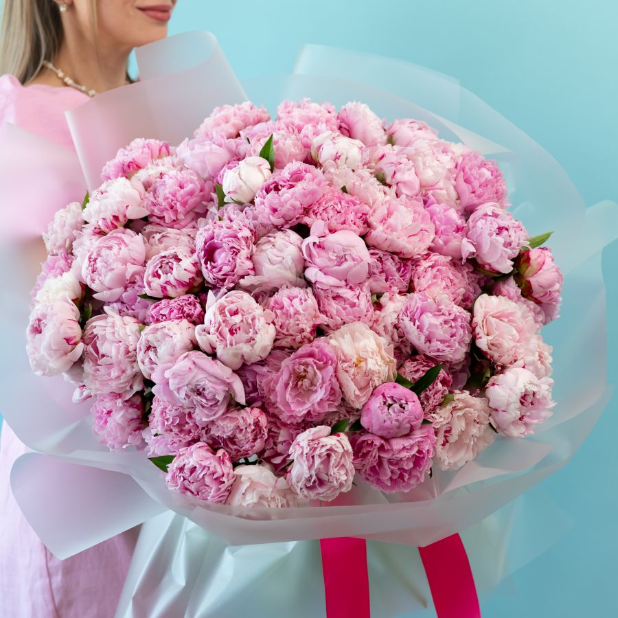 101 пион в упаковке