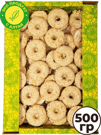 Козинак из Кунжута с мёдом "Каравайка", 500гр