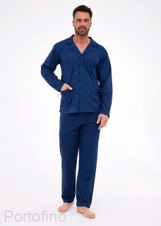 114-79 Пижама мужская Cornette с длинным рукавом
