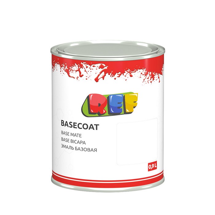 REF BASECOAT Базовая эмаль, Hyundai, цвет MZH Черный перламутр, объем 900мл.