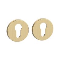 Накладка под цилиндр Punto ET.R.EST.R52 матовое золото