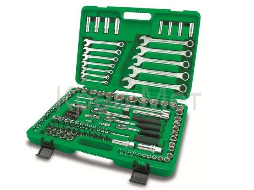 Набор головок и ключей 130предм. 1/4",3/8",1/2" 6гр. TOPTUL (GCAI130B)