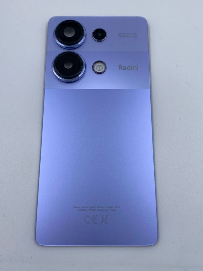 XIAOMI REDMI NOTE 13 PRO Задняя Крышка фиолетовая оригинал ( снятая)