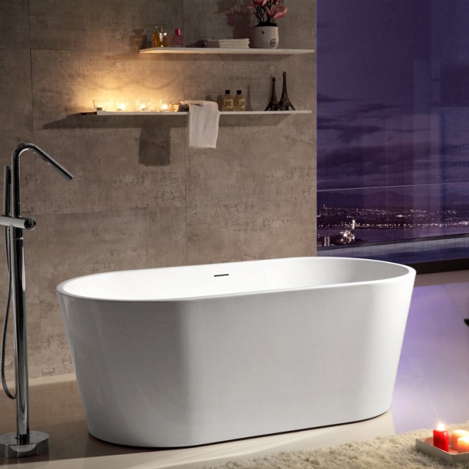 Отдельностоящая ванна акриловая ABBER AB9203-1.6 160х80