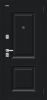 Входная Дверь Bravo Некст МФ/BChrome Букле черное/Cappuccino Melinga  860x2050мм Левое Открывание / Браво