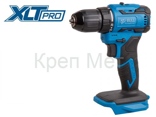 Аккум. дрель-шуруповерт BULL SR 1804 в кор. XLTpro SOLO БЕСЩЕТ., Импульс., 18 В, 45 Н*м