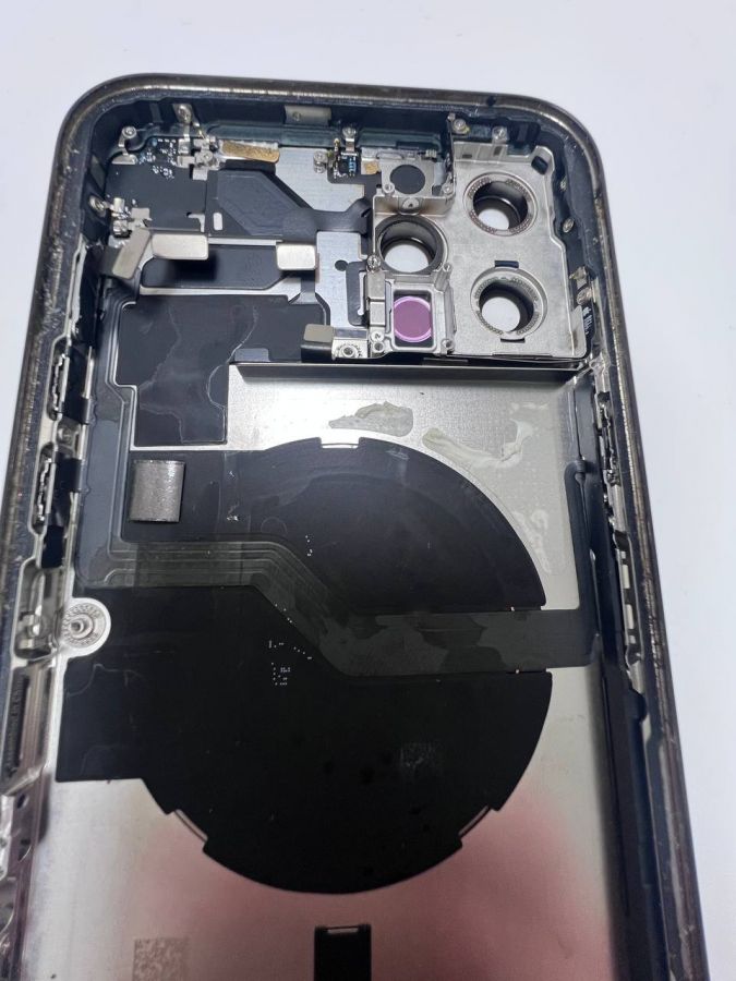 Apple iPhone корпус 12 Pro Max в сборе со шлейфами, стеклом камеры оригинал с разбора (снятый) идеал синий