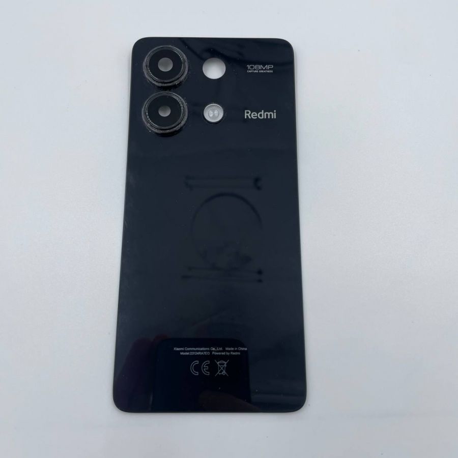 XIAOMI REDMI NOTE 13 Задняя Крышка черная оригинал ( снятая)