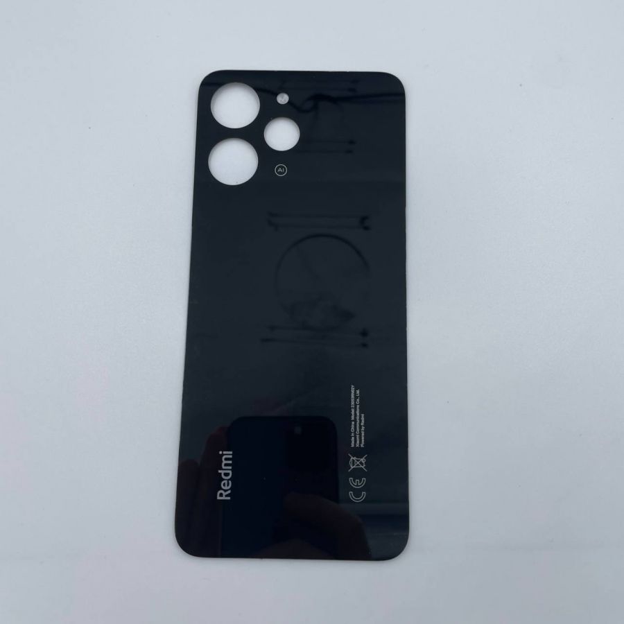 Xiaomi redmi 12 задняя крышка оригинал с разбора черная