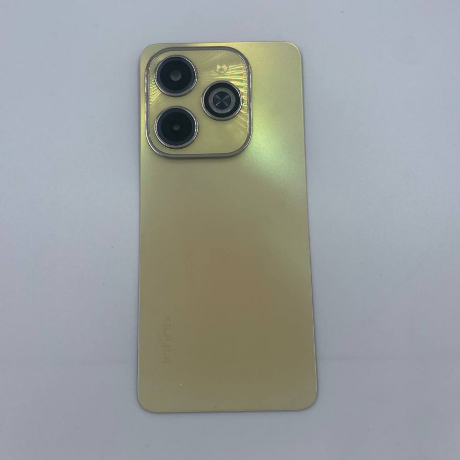 Infinix HOT 40i  Задняя Крышка золото оригинал c разбора