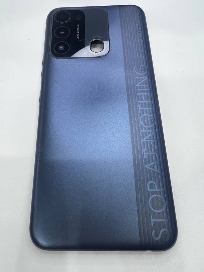 Tecno spark 8c  задняя крышка  оригинал с разбора черная