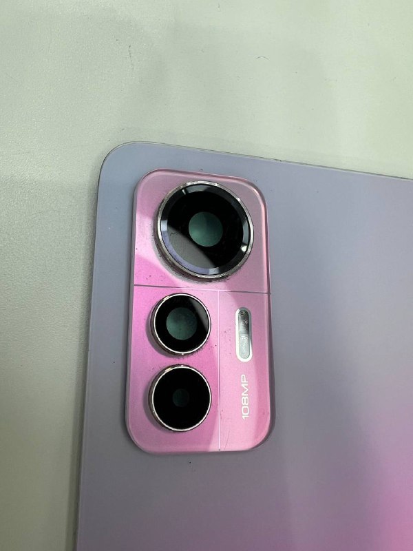 XIAOMI 12 lite Задняя Крышка фиолетовый оригинал c разбора