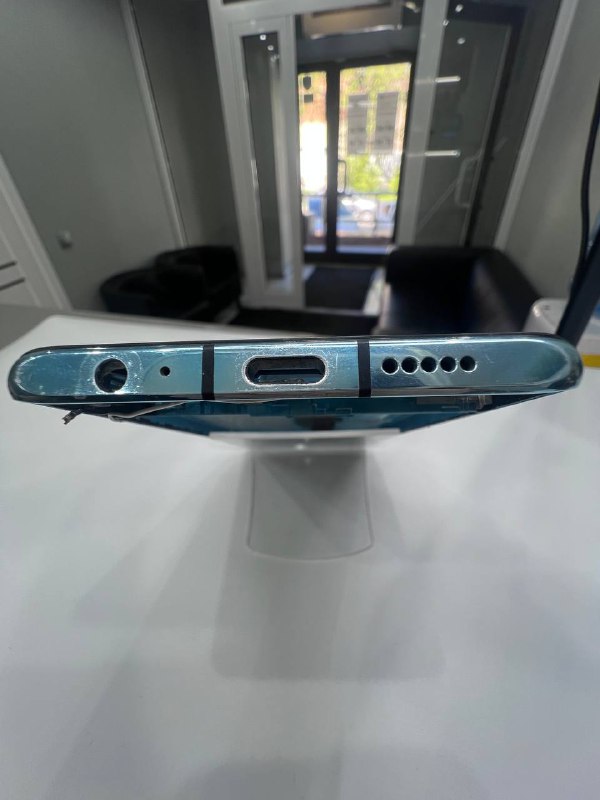 HUAWEI P30 дисплей в рамке оригинал с разбора Голубой