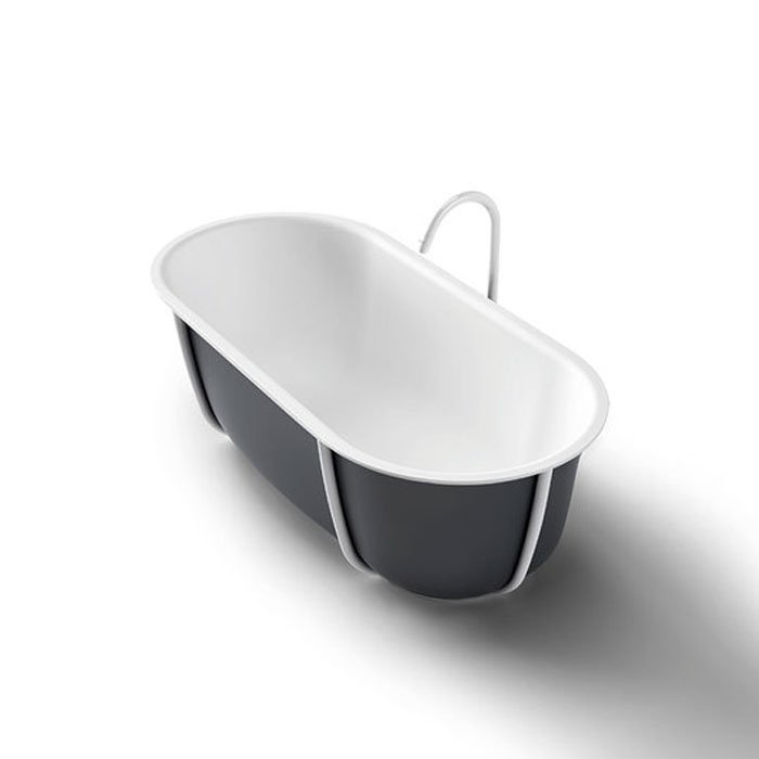 Изображение Овальная отдельностоящая ванна Agape Cuna AVAS1079GZ 165x78,5 см