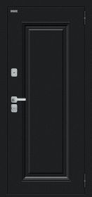 Входная Дверь Bravo Thermo Флэш МФ/BChrome Букле черное/Cappuccino Melinga 860x2050мм Правое Открывание / Браво.