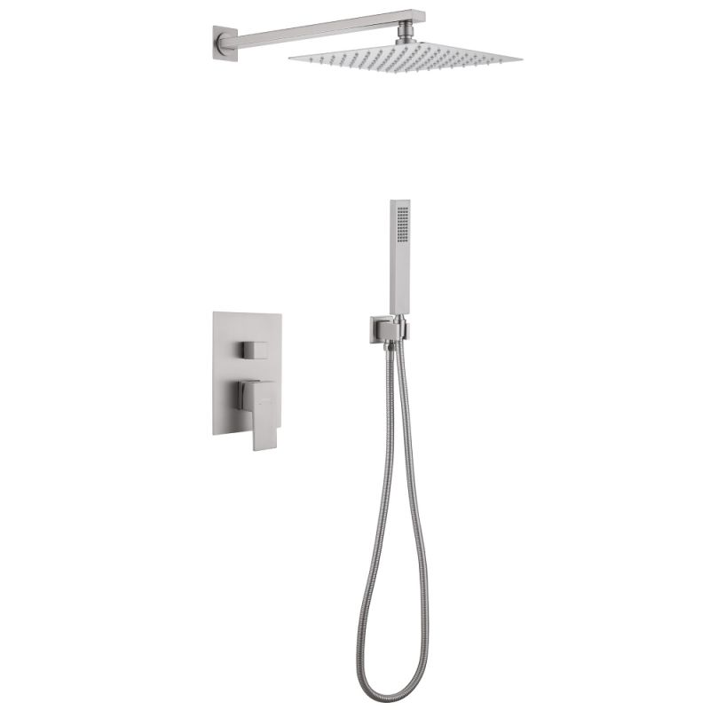 Душевая система ABBER Daheim AF8219SP скрытого монтажа без излива, сатин