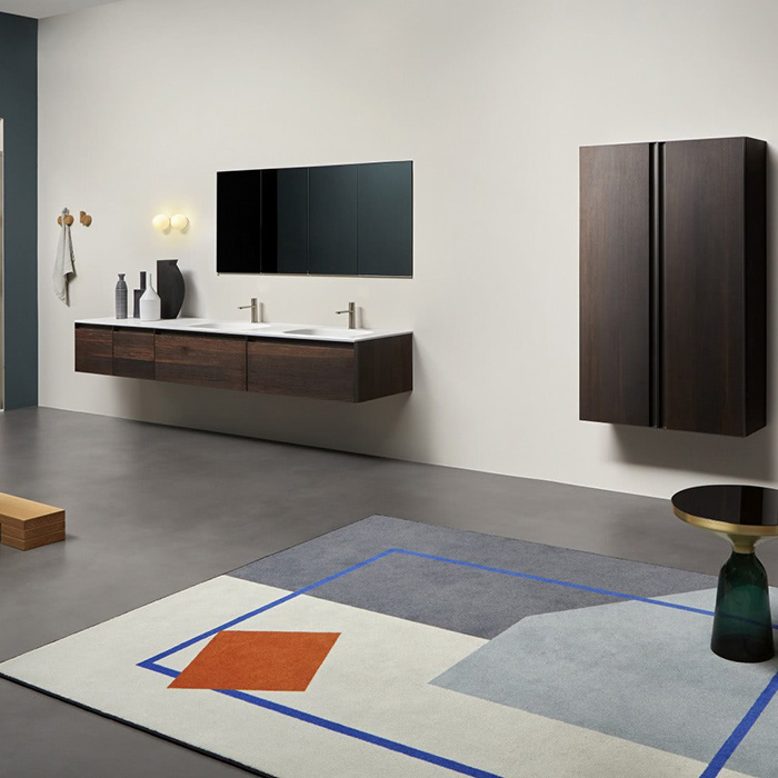 Модульный комплект мебели Antonio Lupi ATELIER с раковиной ФОТО